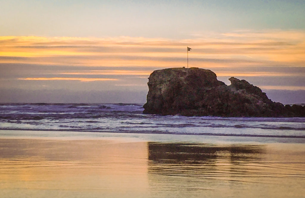 Chapel Rock, Perranporth Beach