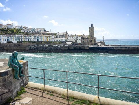 waiting for fish porthleven